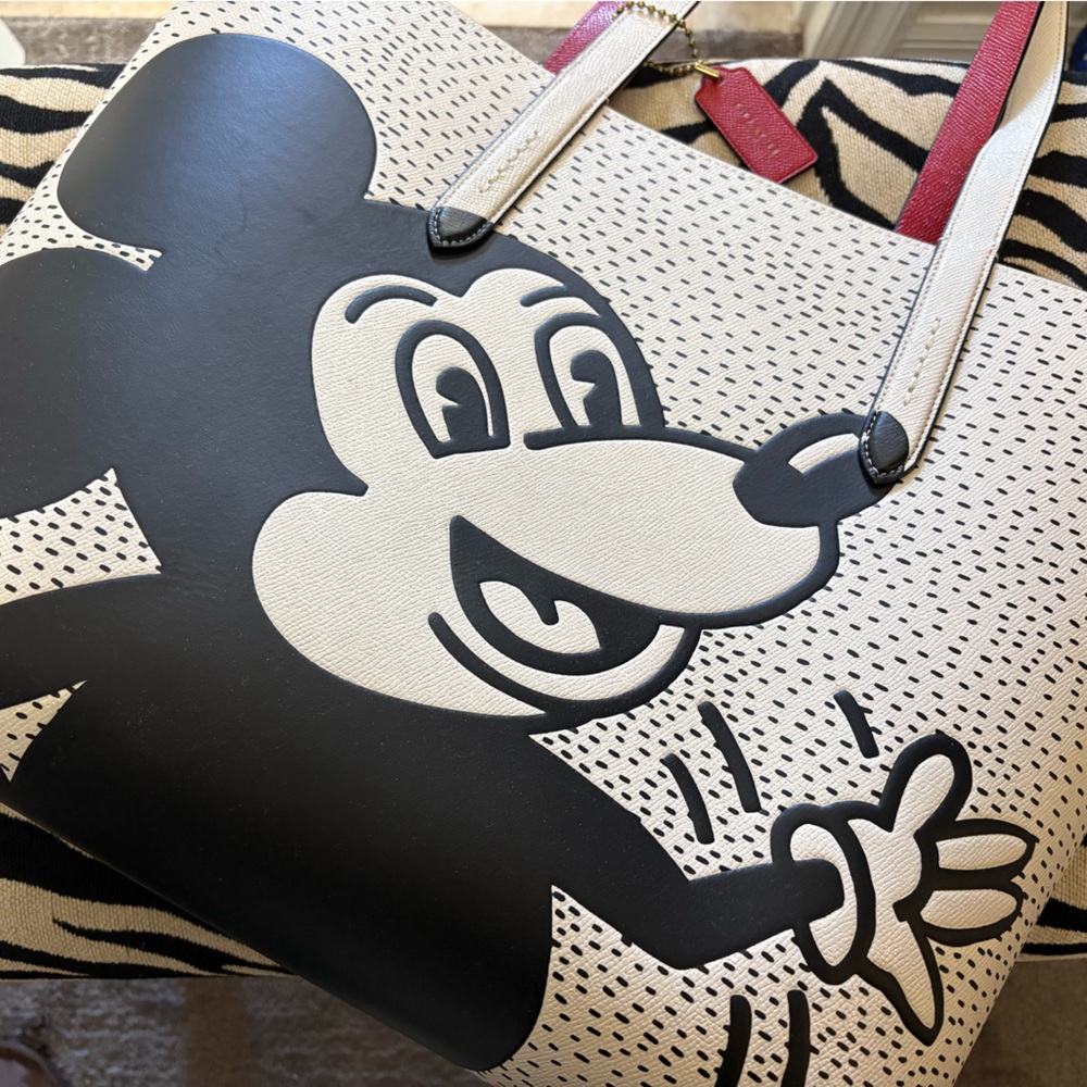 Coach Mickey Keith Haring tote
